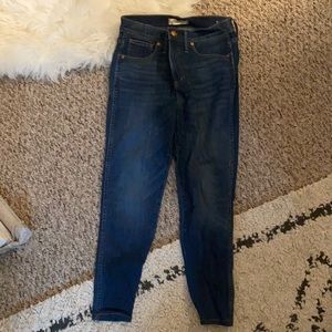 Madewell Blue Skinny Jeans